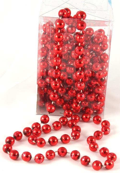 Red Christmas Baubles String