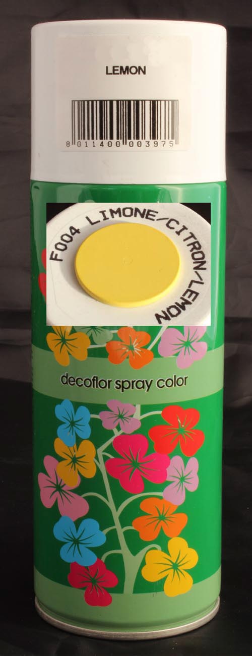 Lemon Yellow Spray Paint